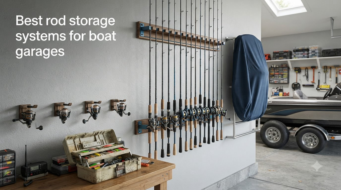 Best rod storage systems for boat garages