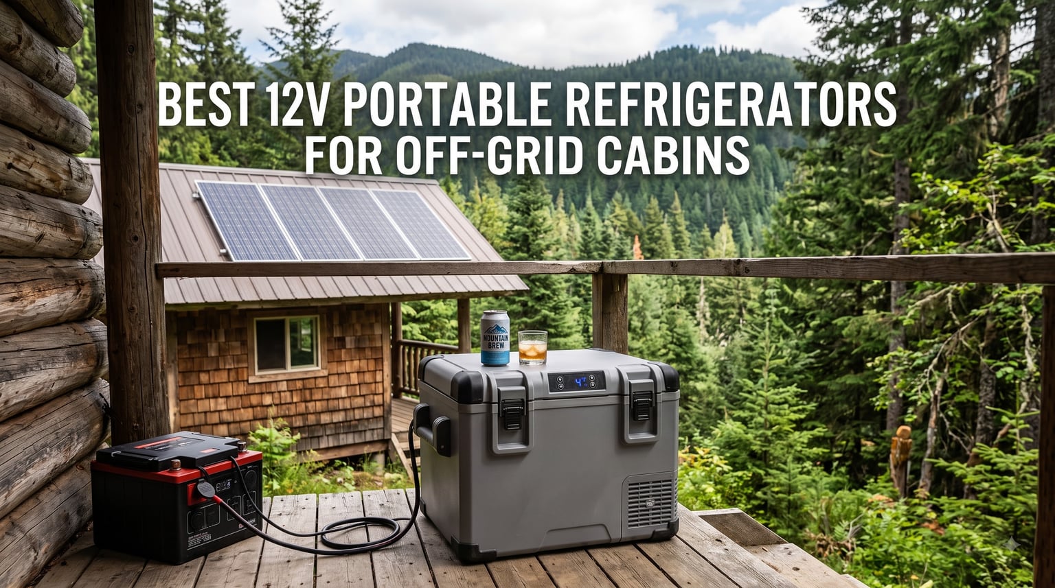 Best 12V portable refrigerators for off-grid cabins