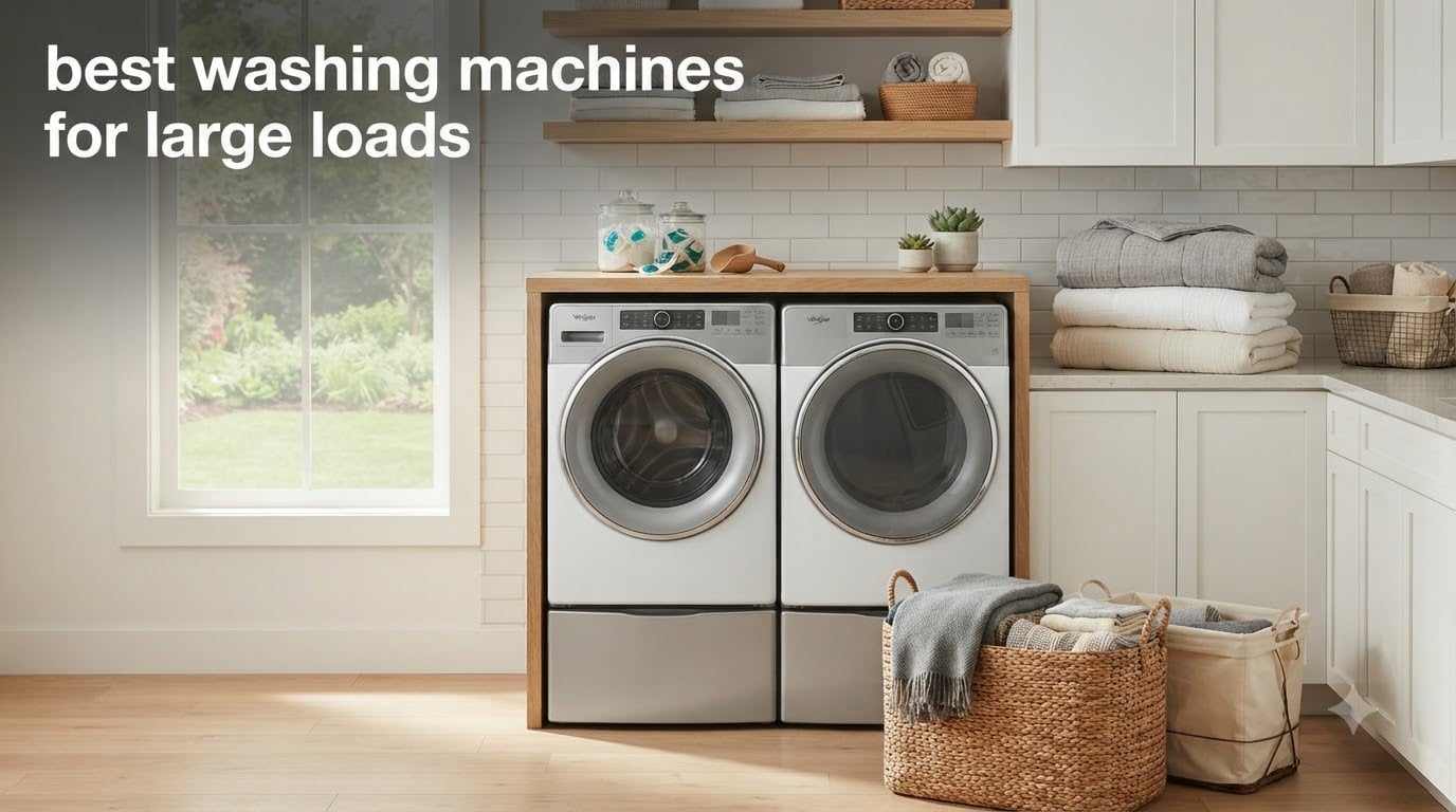 best washing machines for large loads