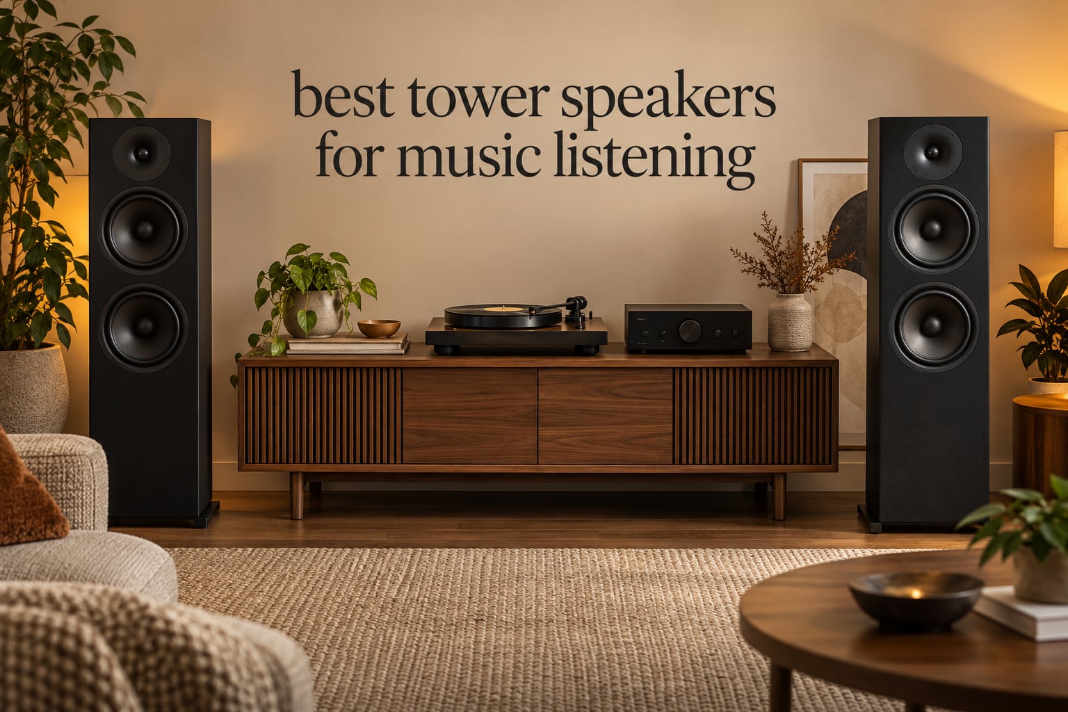 best tower speakers for music listening