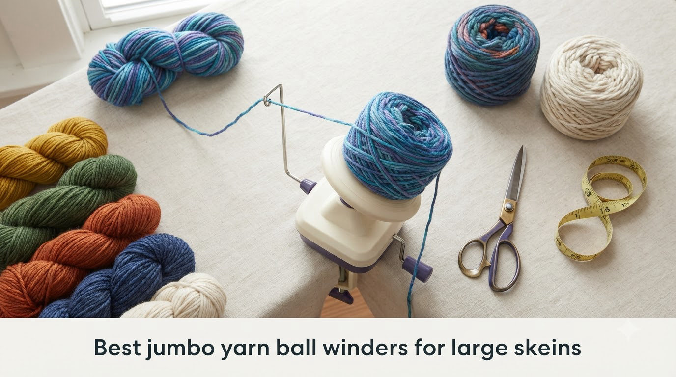 Best jumbo yarn ball winders for large skeins