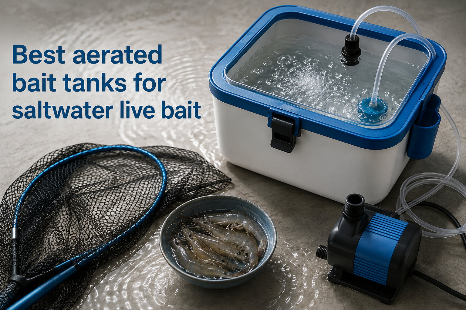 Best aerated bait tanks for saltwater live bait