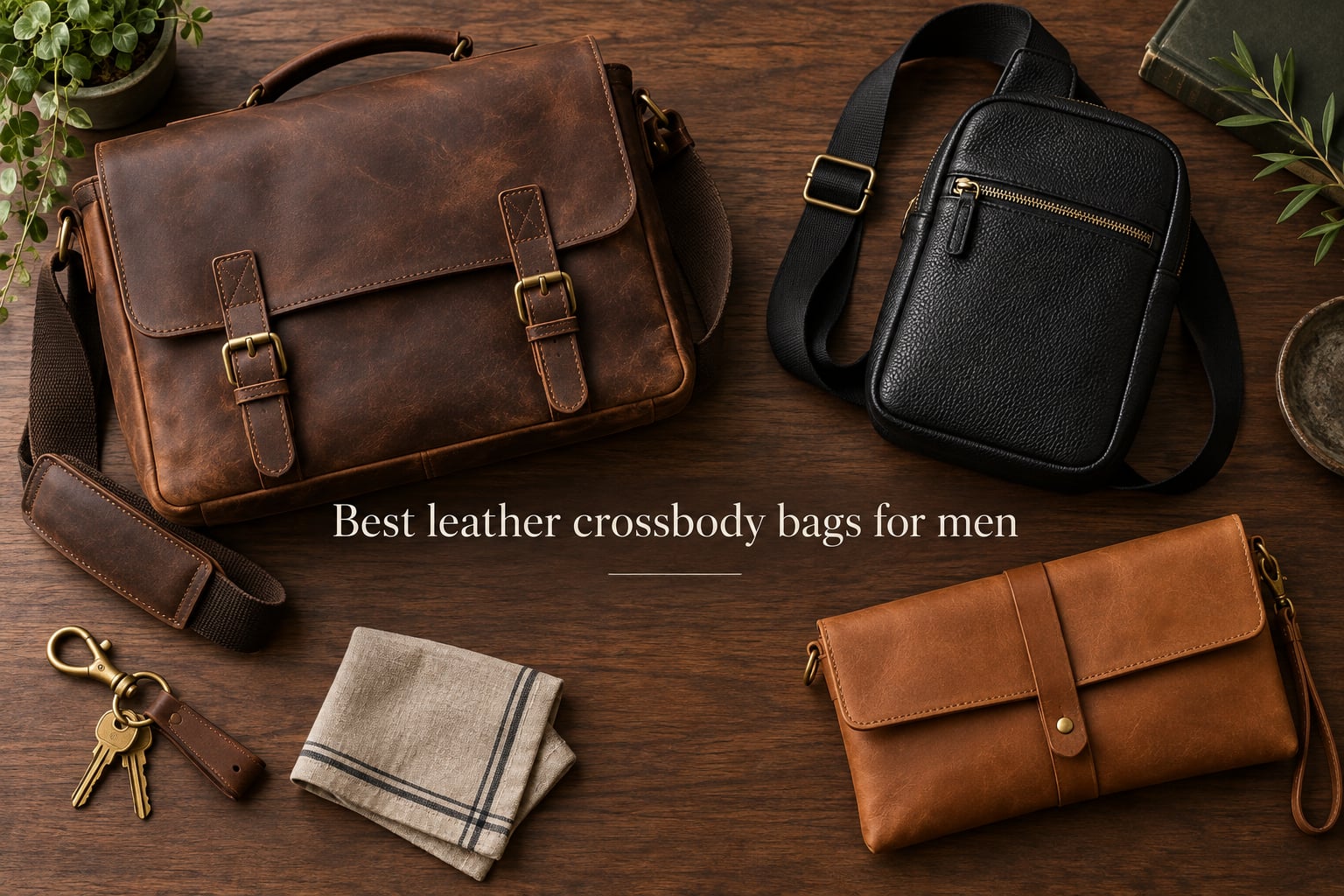 Best leather crossbody bags for men