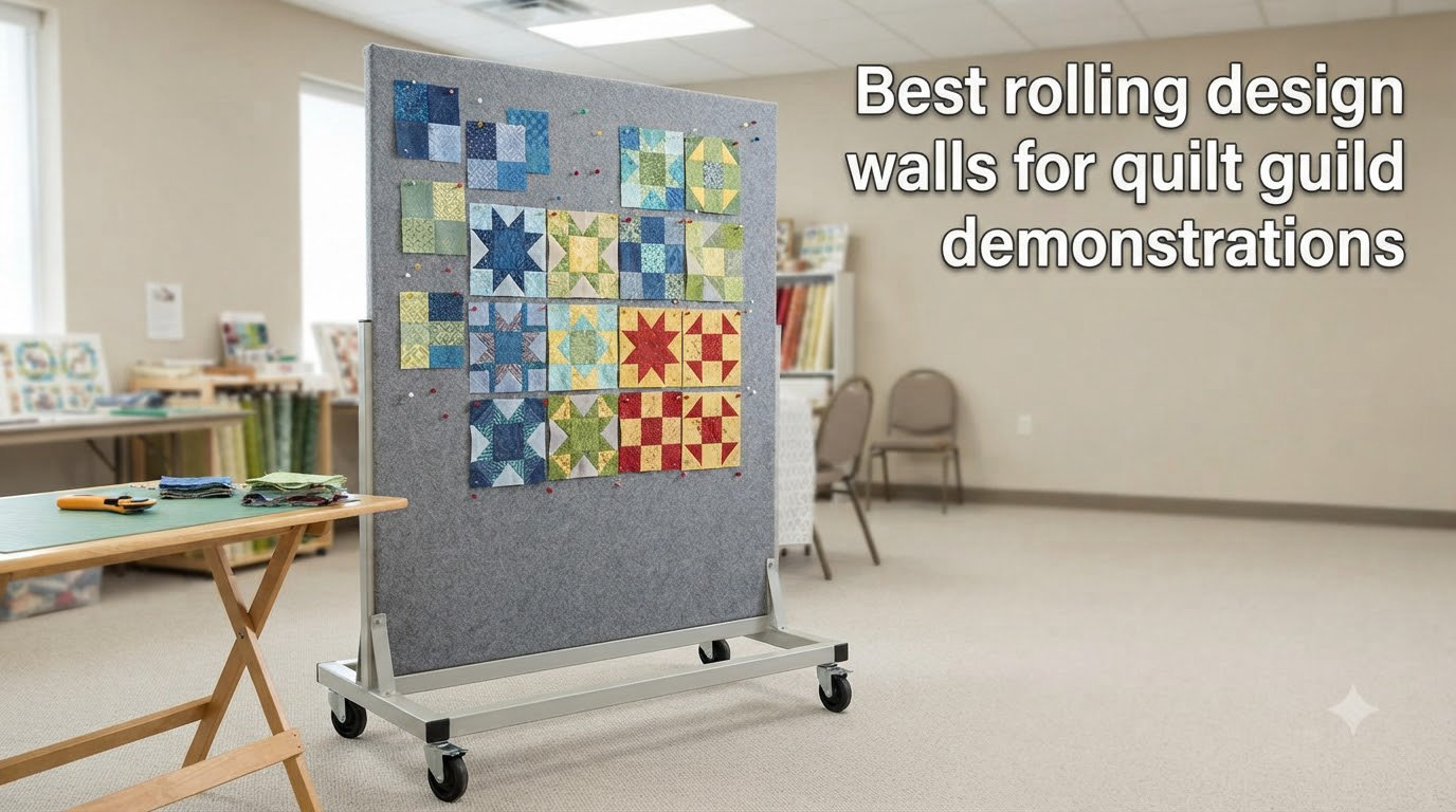 Best rolling design walls for quilt guild demonstrations