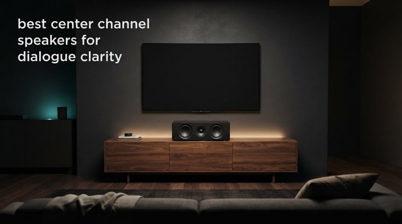 best center channel speakers for dialogue clarity