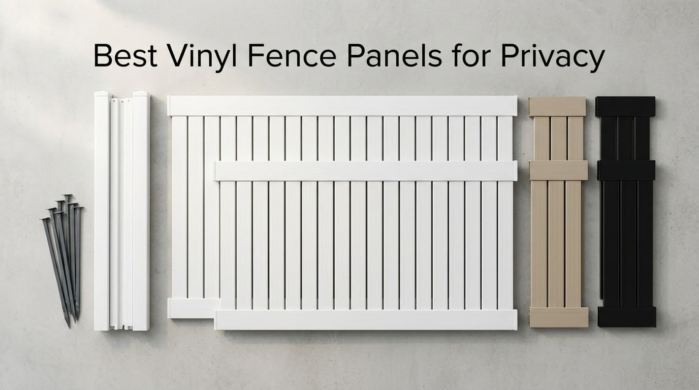 Best Vinyl Fence Panels for Privacy