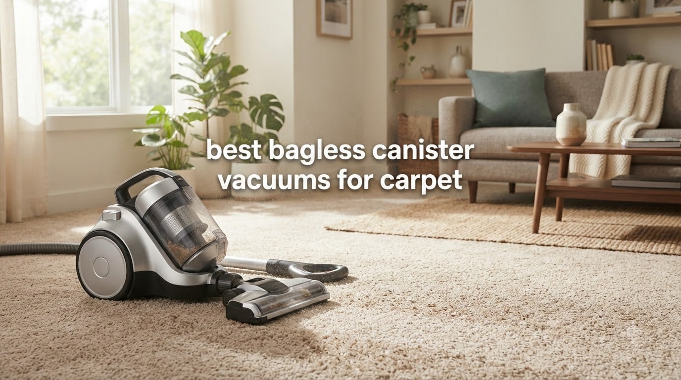 best bagless canister vacuums for carpet