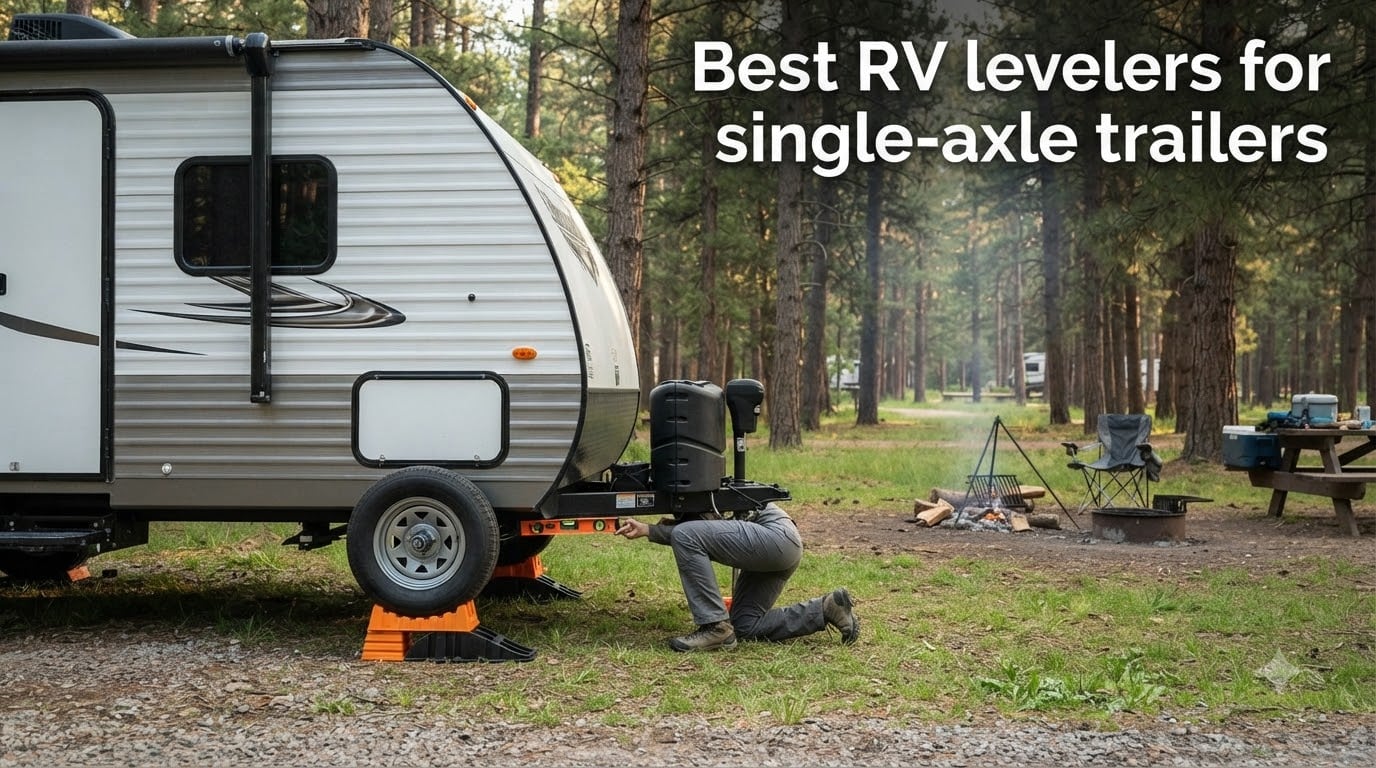 Best RV levelers for single-axle trailers