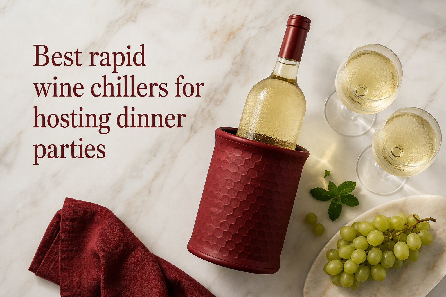 Best rapid wine chillers for hosting dinner parties
