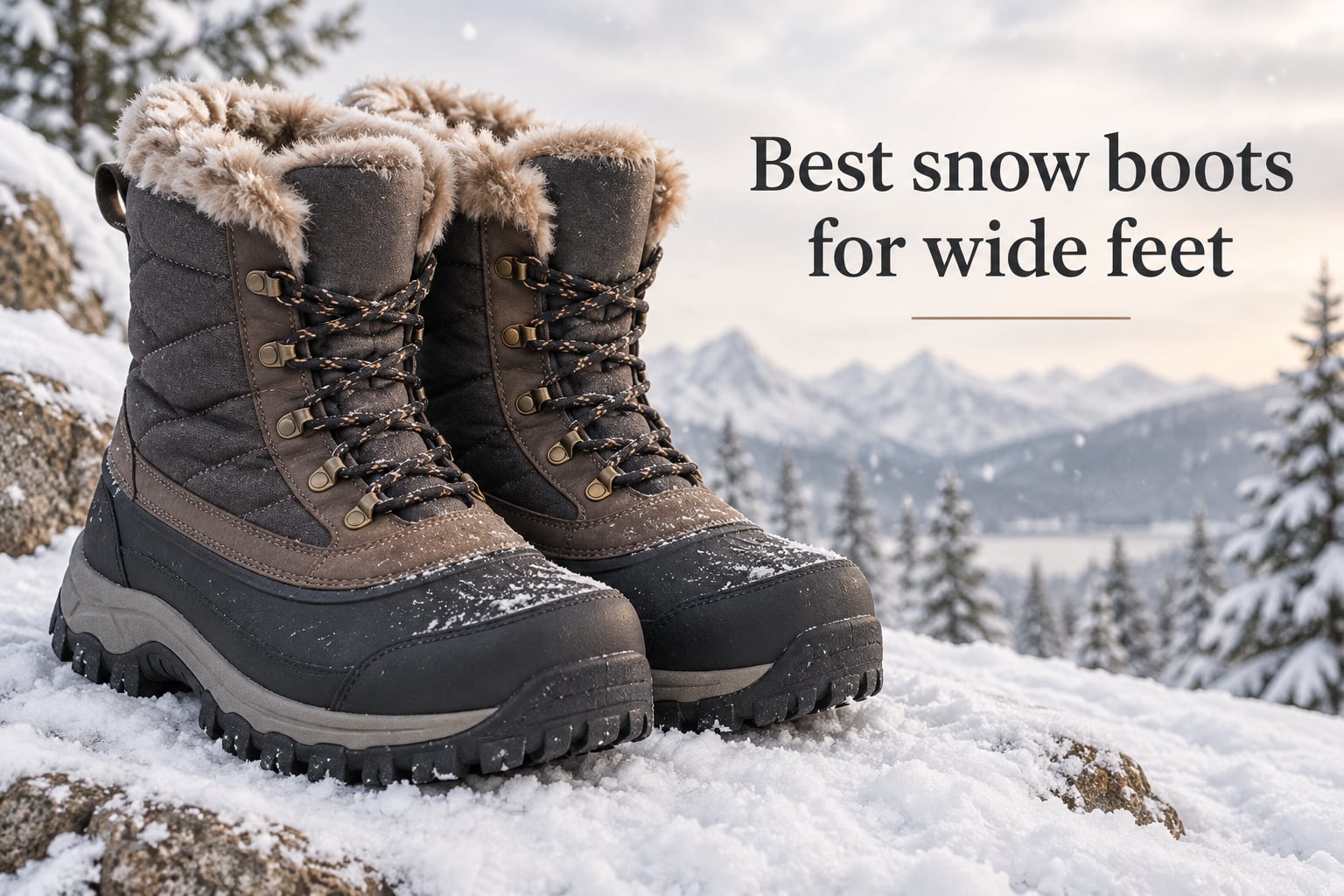Best snow boots for wide feet