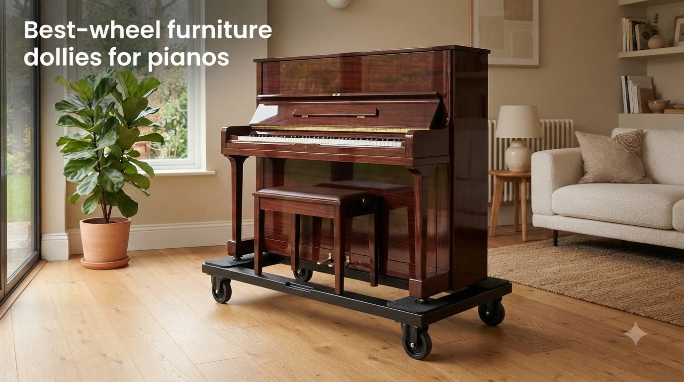 Best 4-wheel furniture dollies for pianos