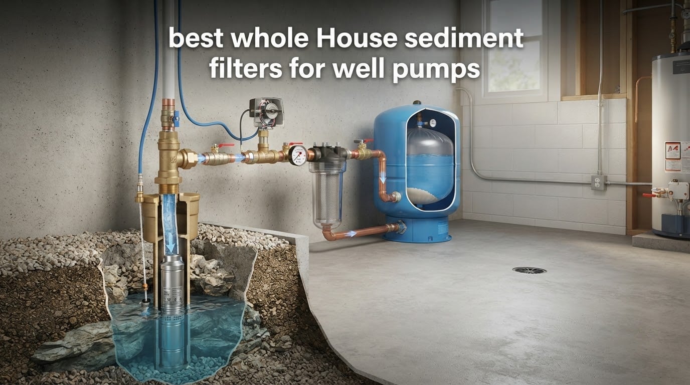 best whole house sediment filters for well pumps