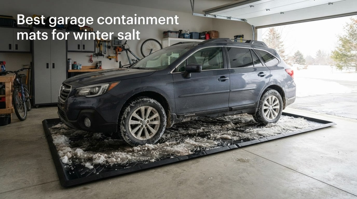 Best garage containment mats for winter salt