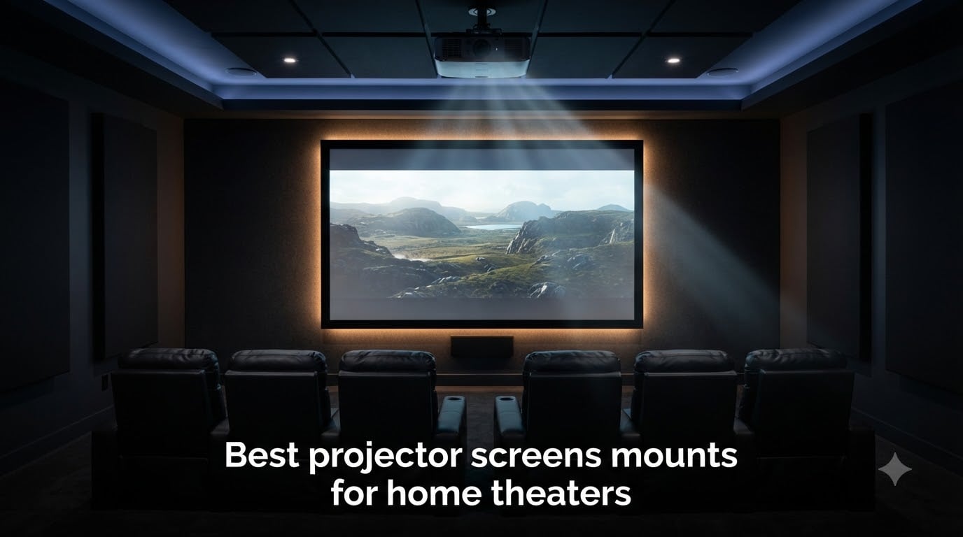 Best projector screens mounts for home theaters