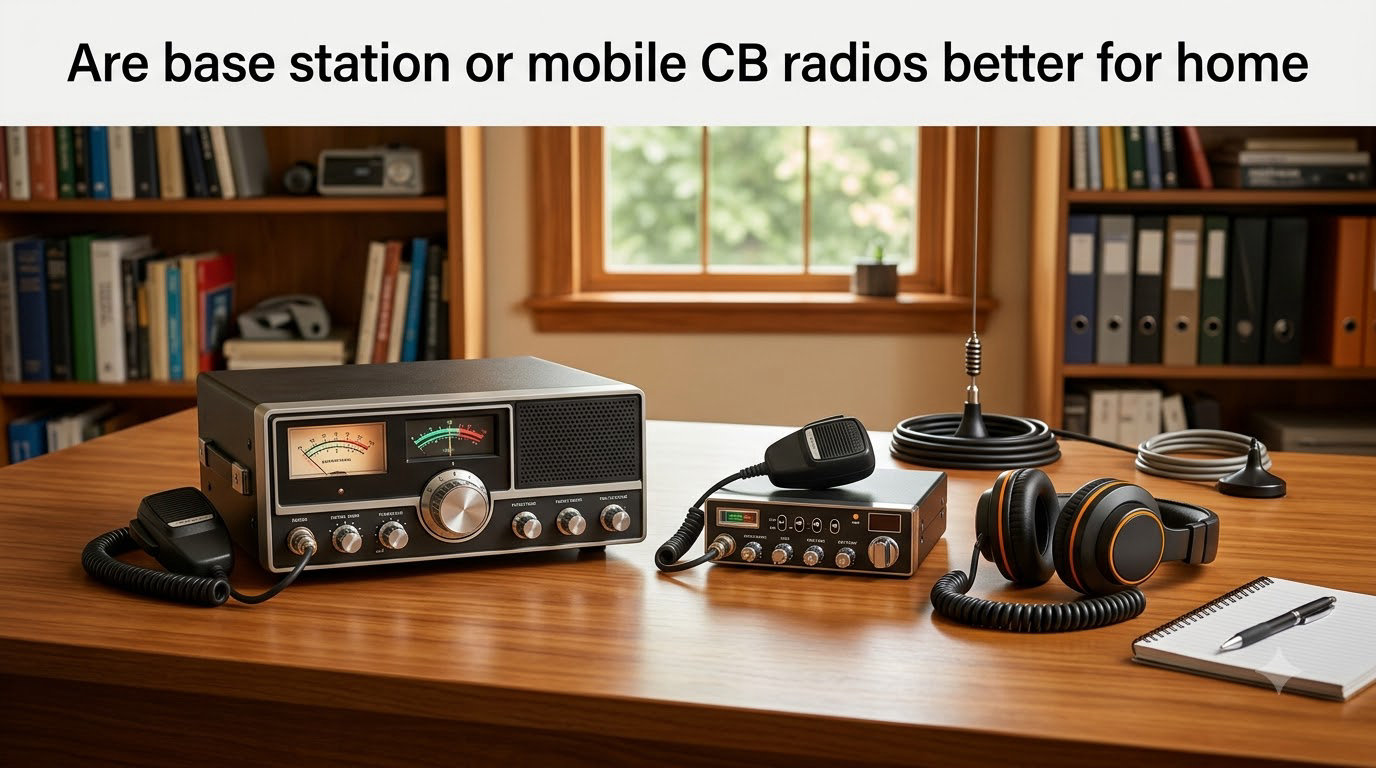Are base station or mobile CB radios better for home