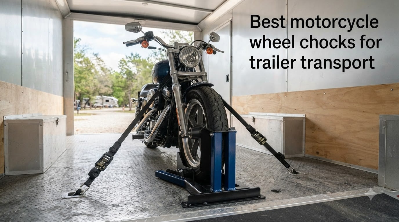 Best motorcycle wheel chocks for trailer transport