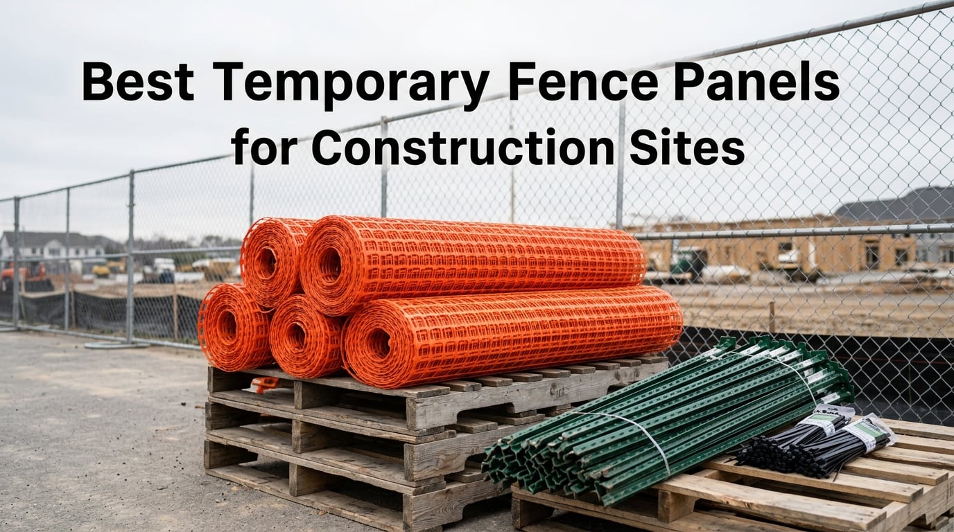 Best Temporary Fence Panels for Construction Sites