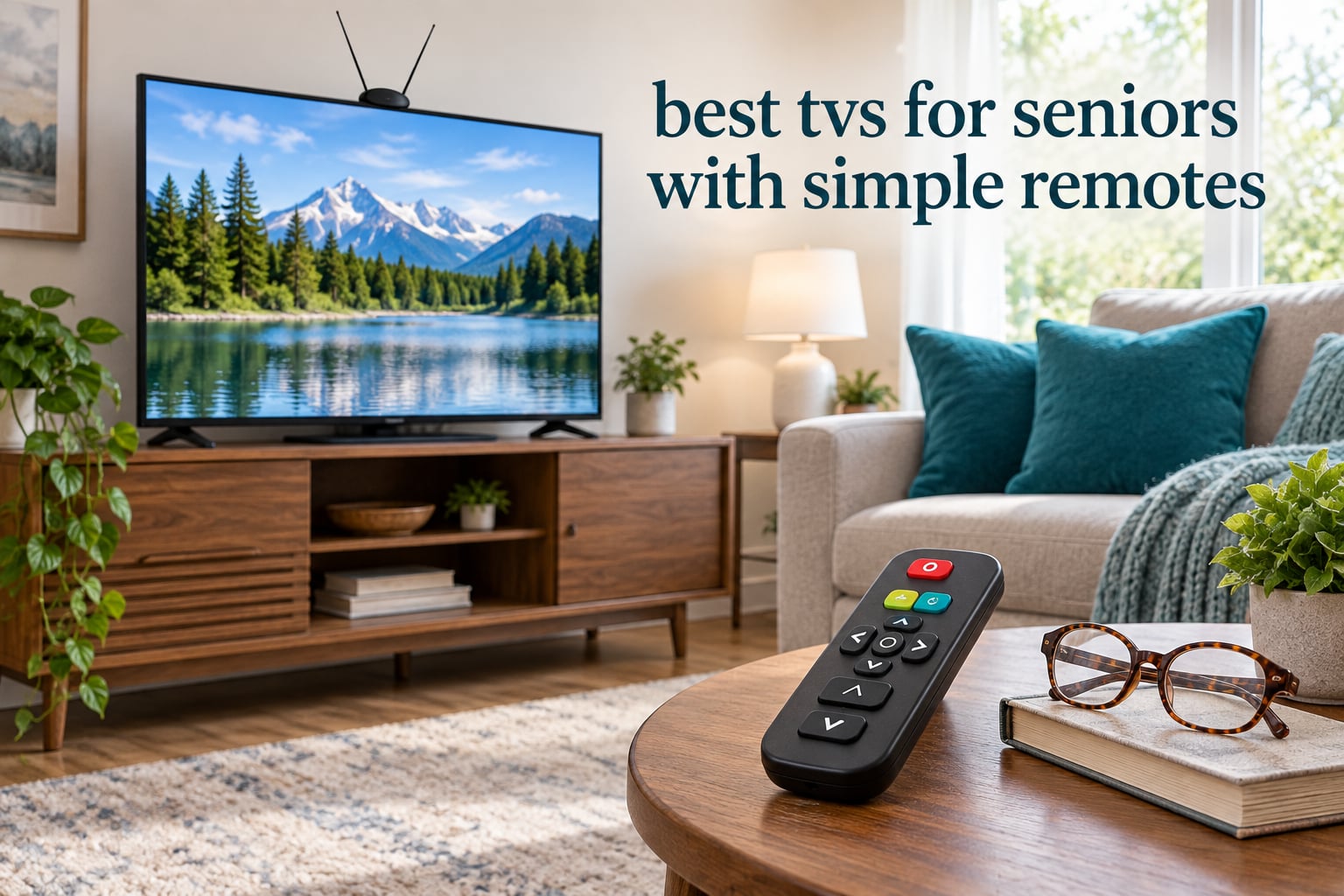 best tvs for seniors with simple remotes
