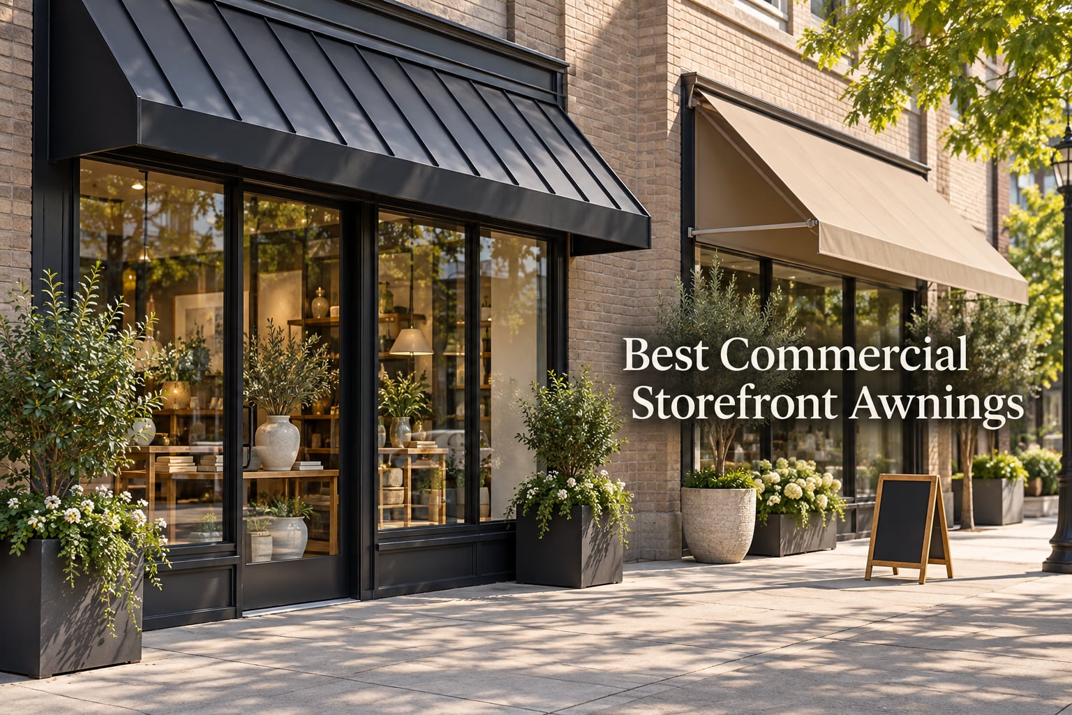 Best Commercial Storefront Awnings