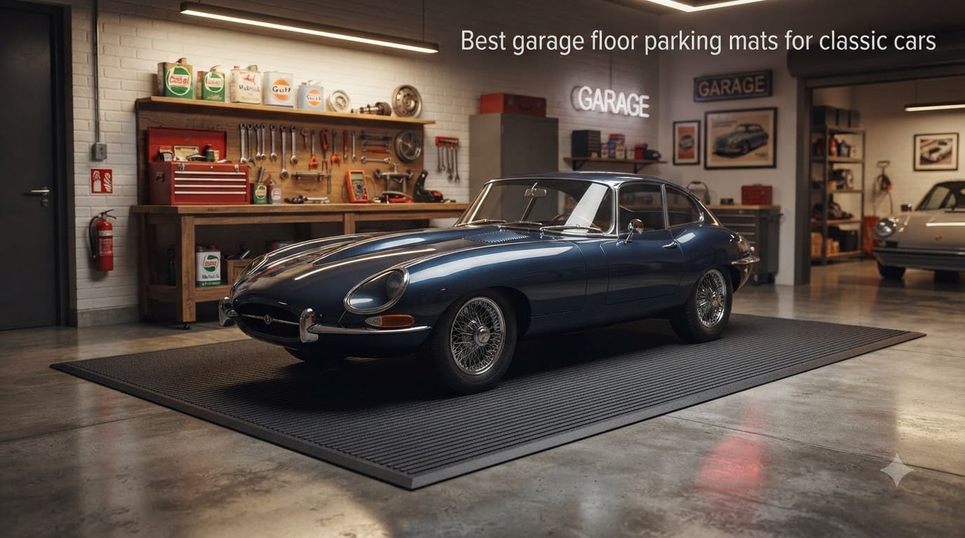 Best garage floor parking mats for classic cars