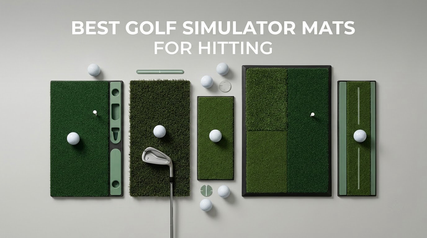 best golf simulator mats for hitting