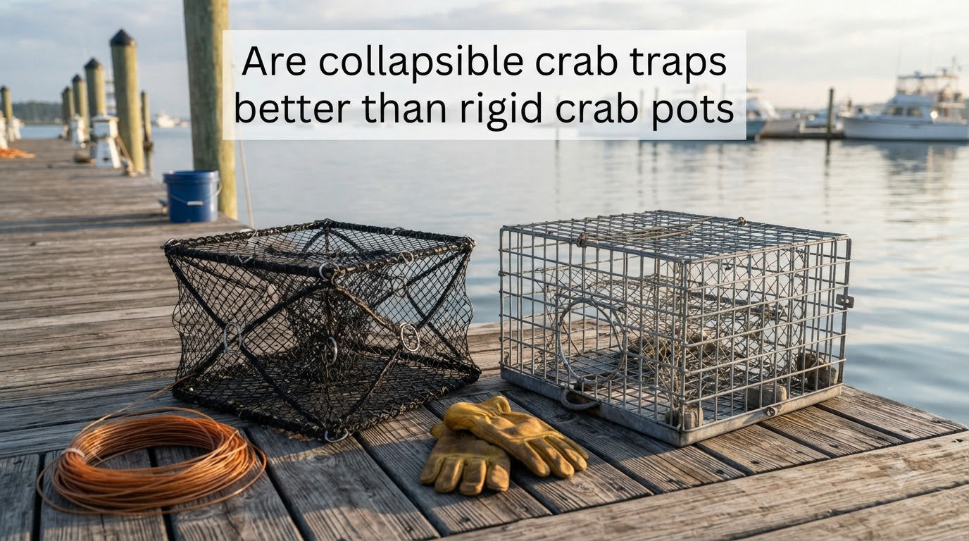 Are collapsible crab traps better than rigid crab pots