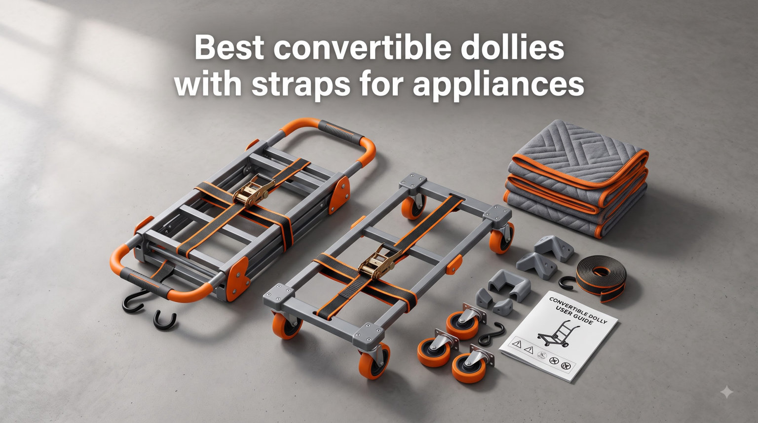 Best convertible dollies with straps for appliances