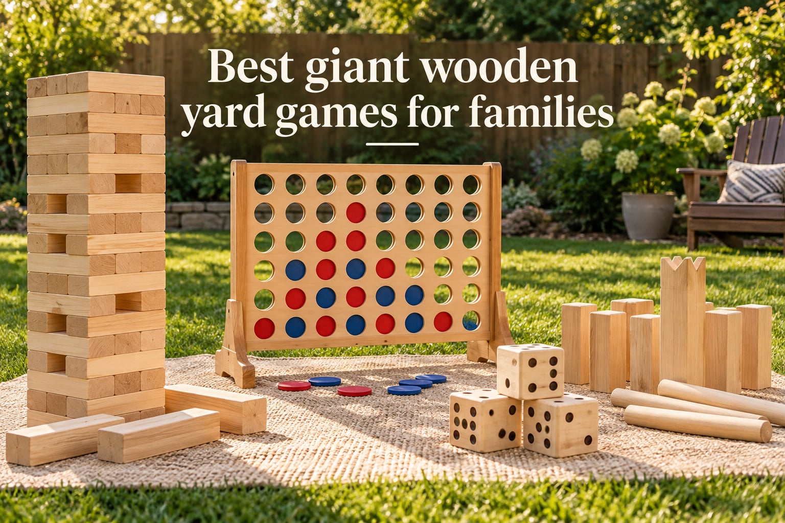 Best giant wooden yard games for families