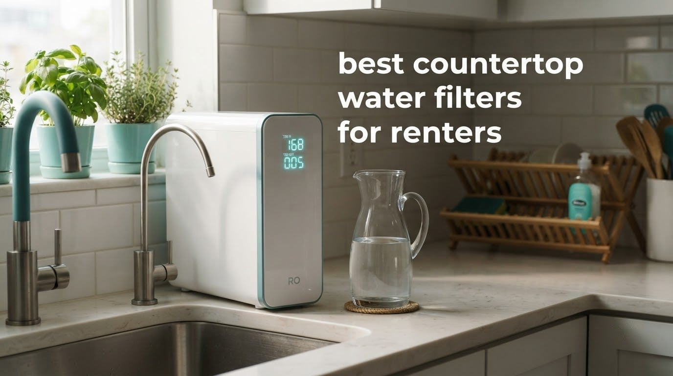 best countertop water filters for renters