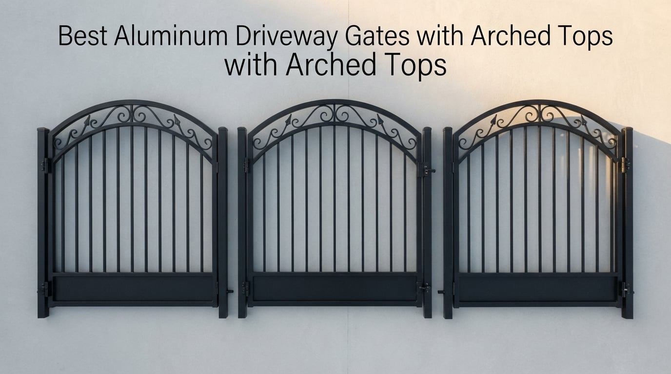 Best Aluminum Driveway Gates with Arched Tops