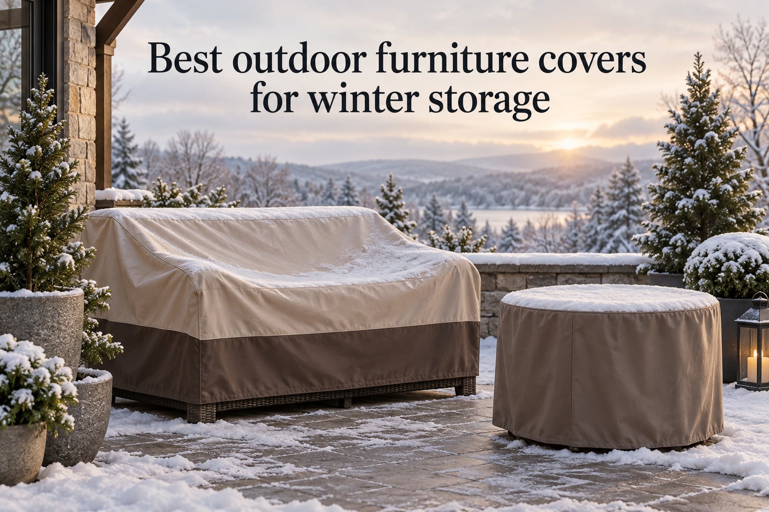 Best outdoor furniture covers for winter storage