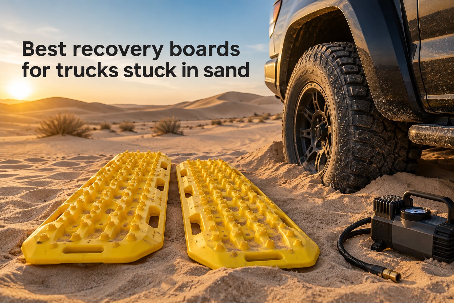 Best recovery boards for trucks stuck in sand