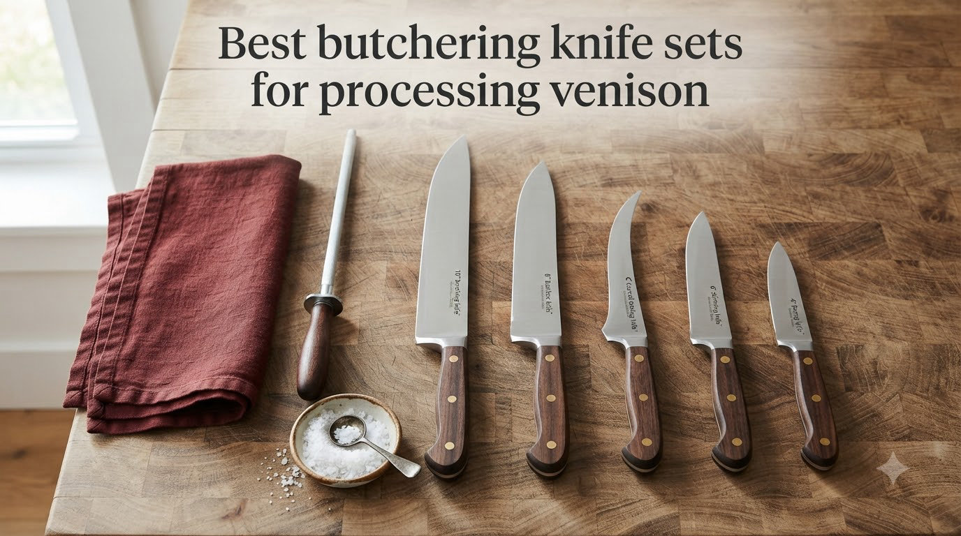 Best butchering knife sets for processing venison