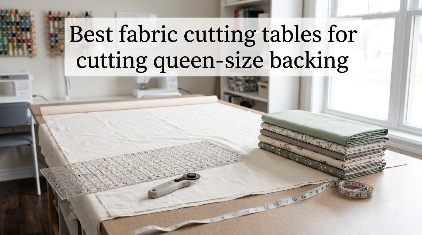Best fabric cutting tables for cutting queen-size backing