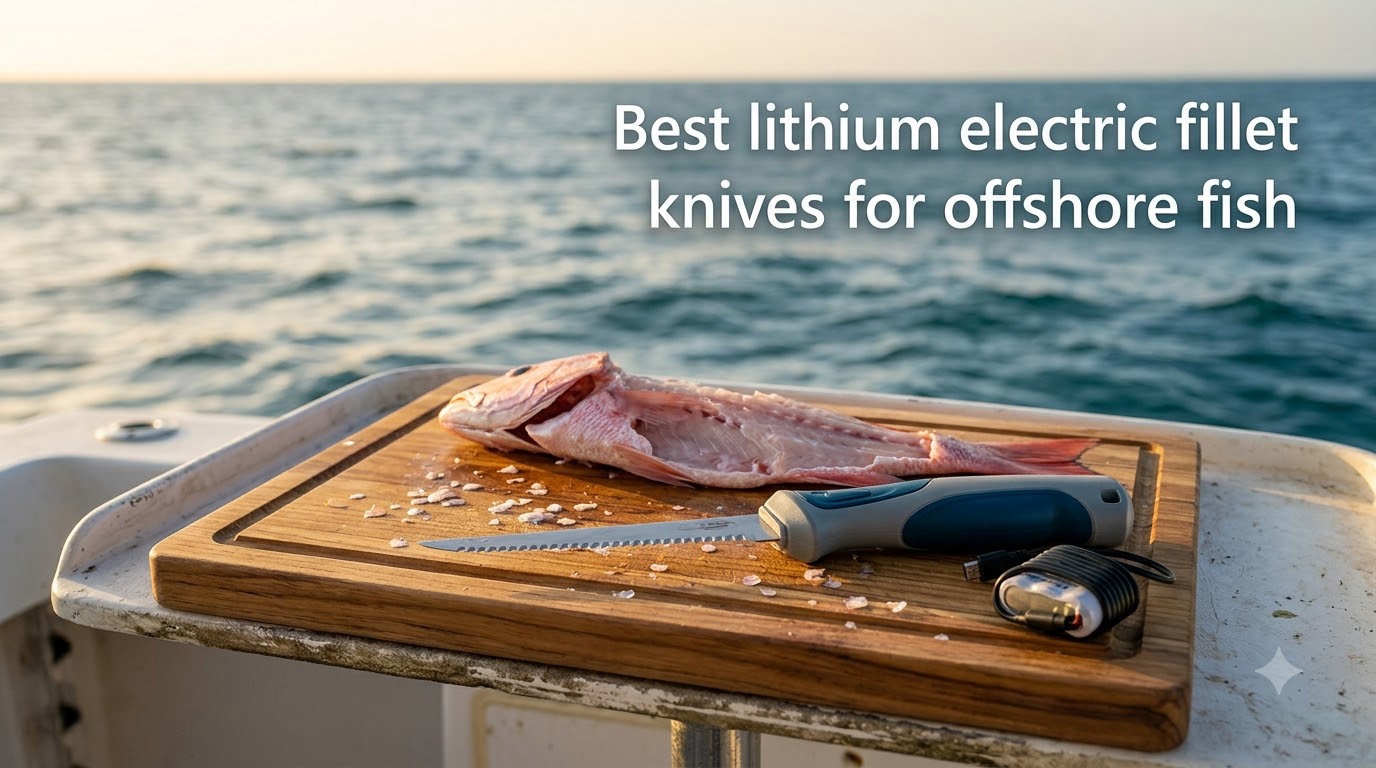 Best lithium electric fillet knives for offshore fish