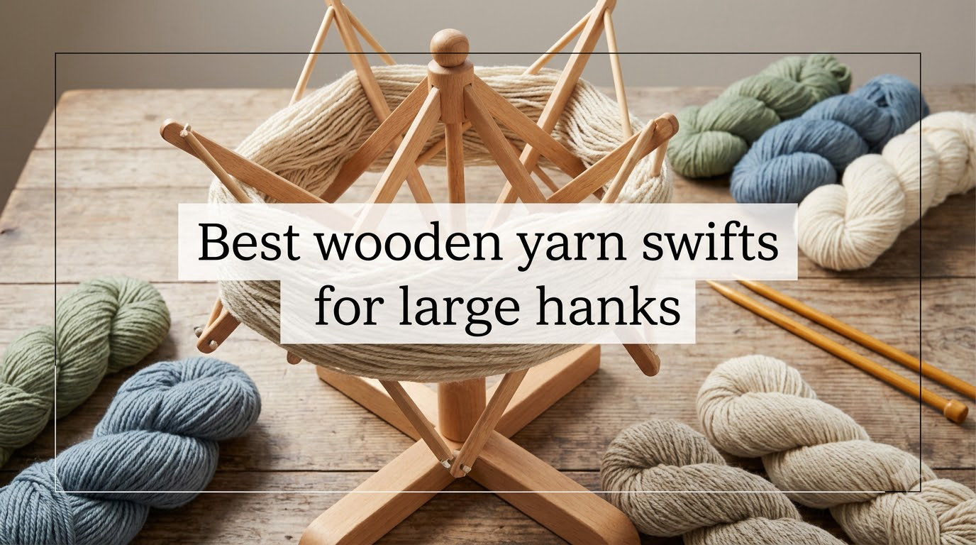 Best wooden yarn swifts for large hanks