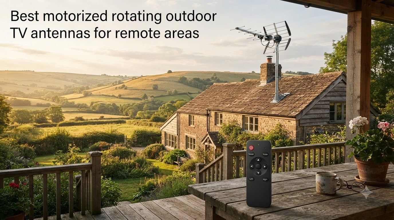 Best motorized rotating outdoor TV antennas for remote areas