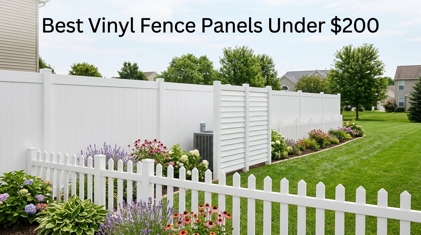Best Vinyl Fence Panels Under $200