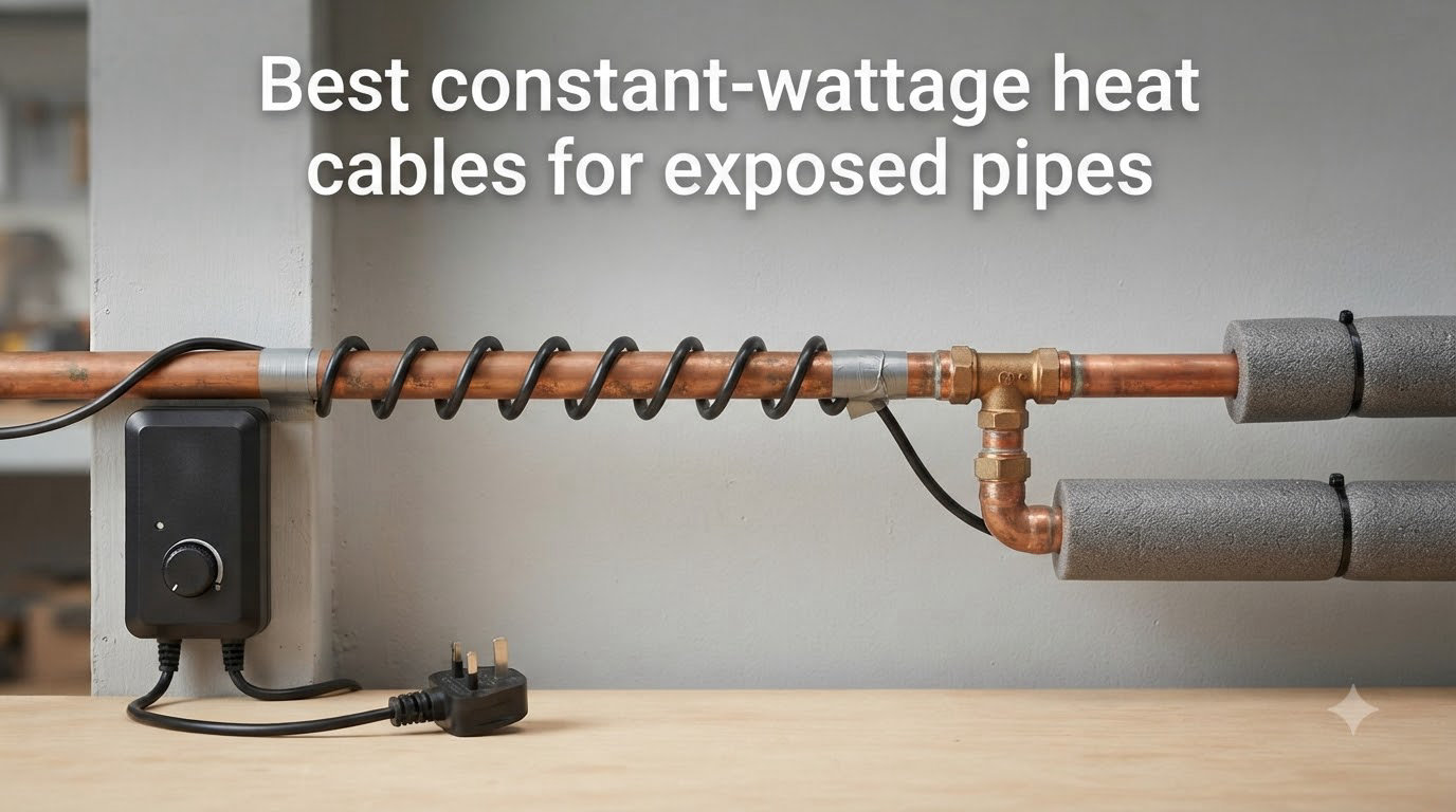 Best constant-wattage heat cables for exposed pipes
