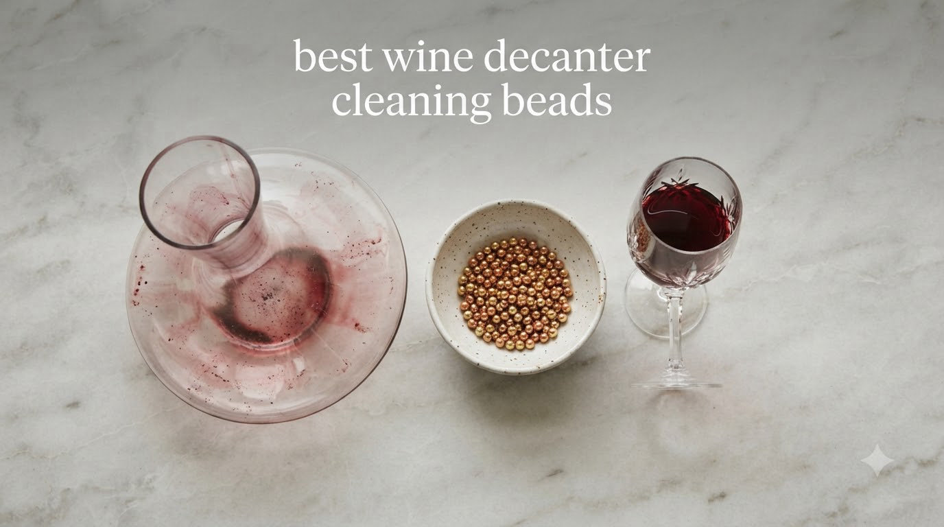best wine decanter cleaning beads