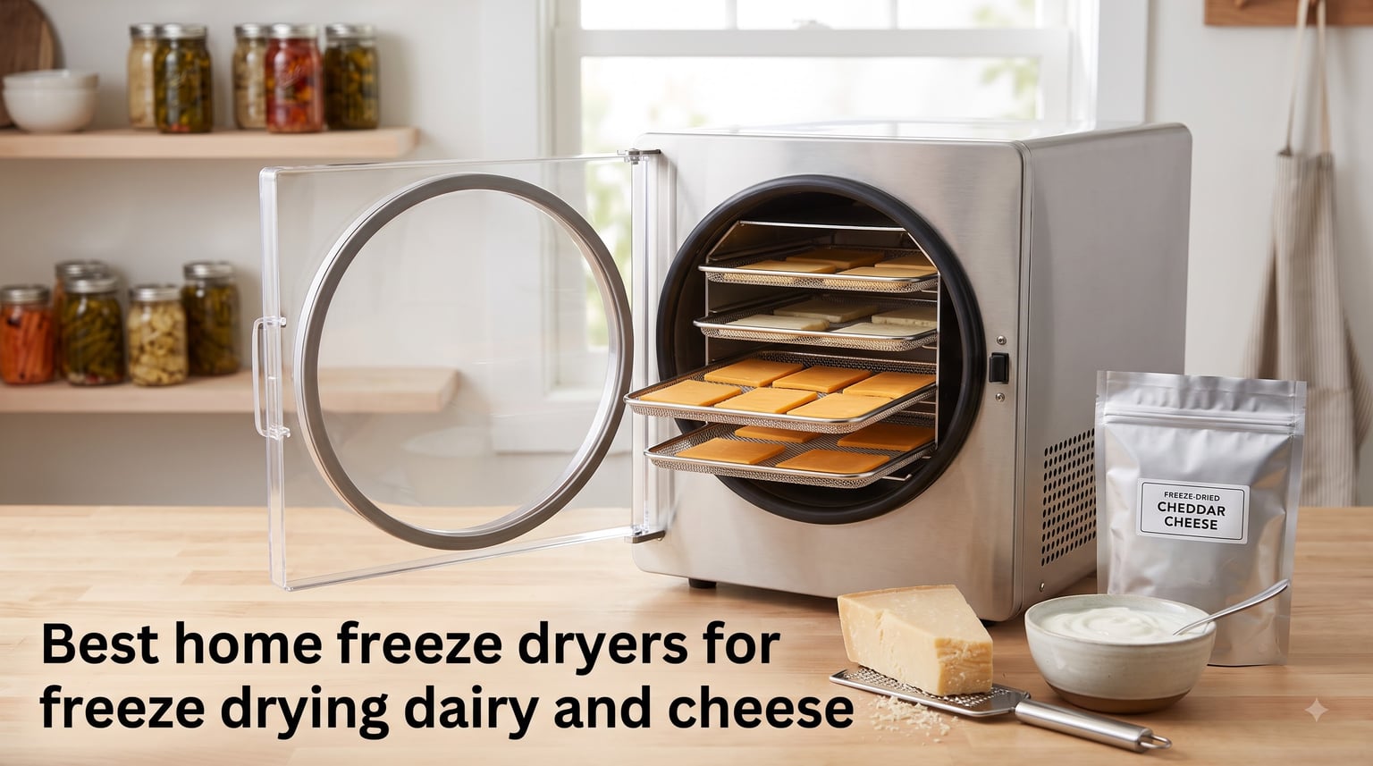 Best home freeze dryers for freeze drying dairy and cheese