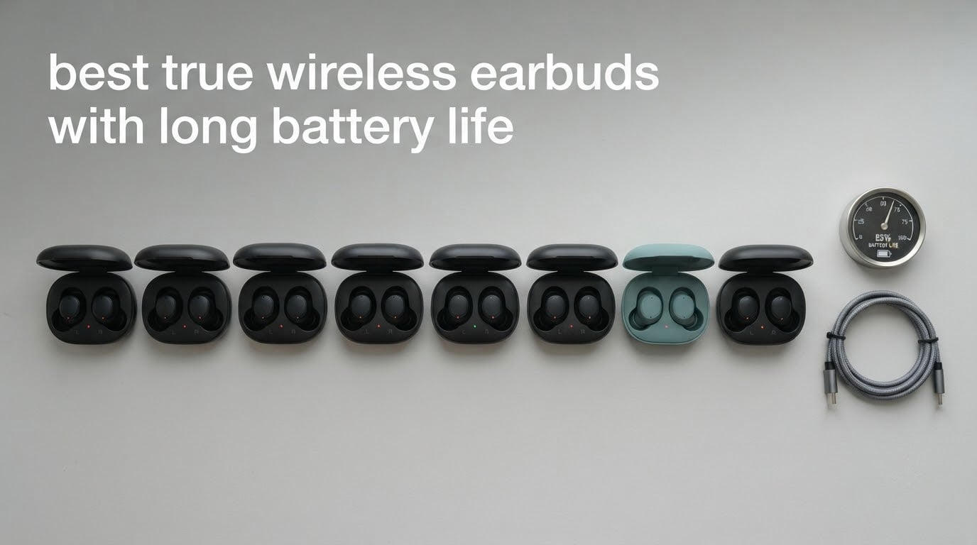 best true wireless earbuds with long battery life