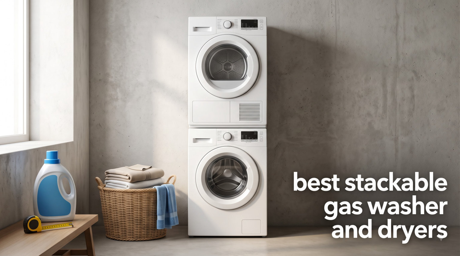 best stackable gas washer and dryers