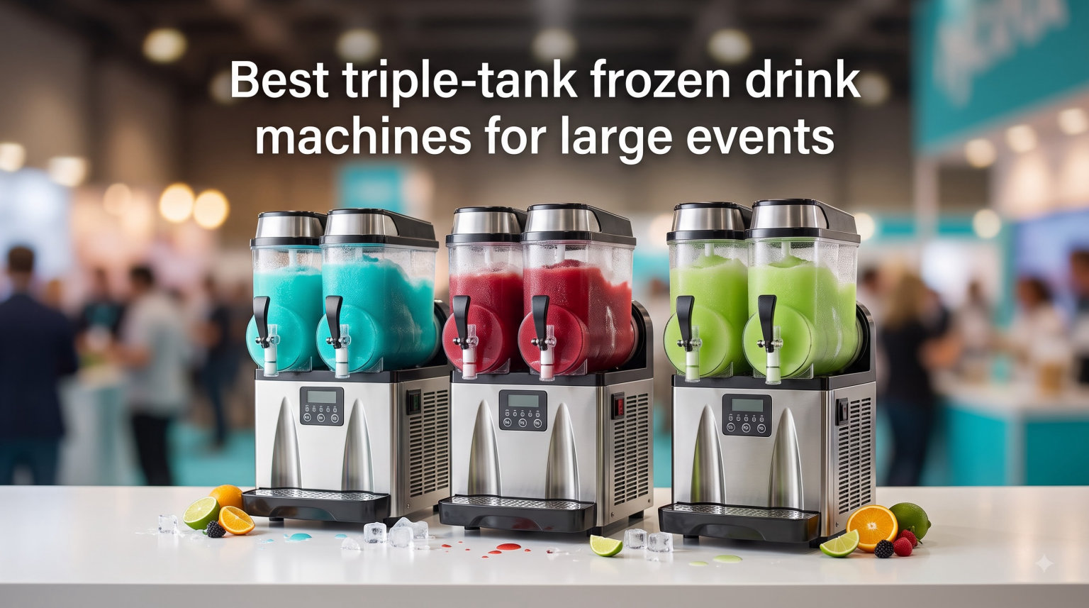 Best triple-tank frozen drink machines for large events