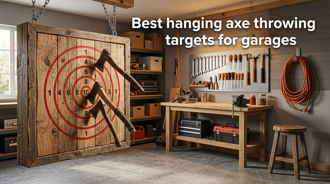 Best hanging axe throwing targets for garages