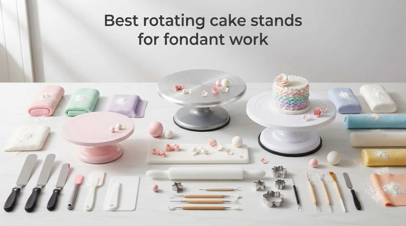 Best rotating cake stands for fondant work