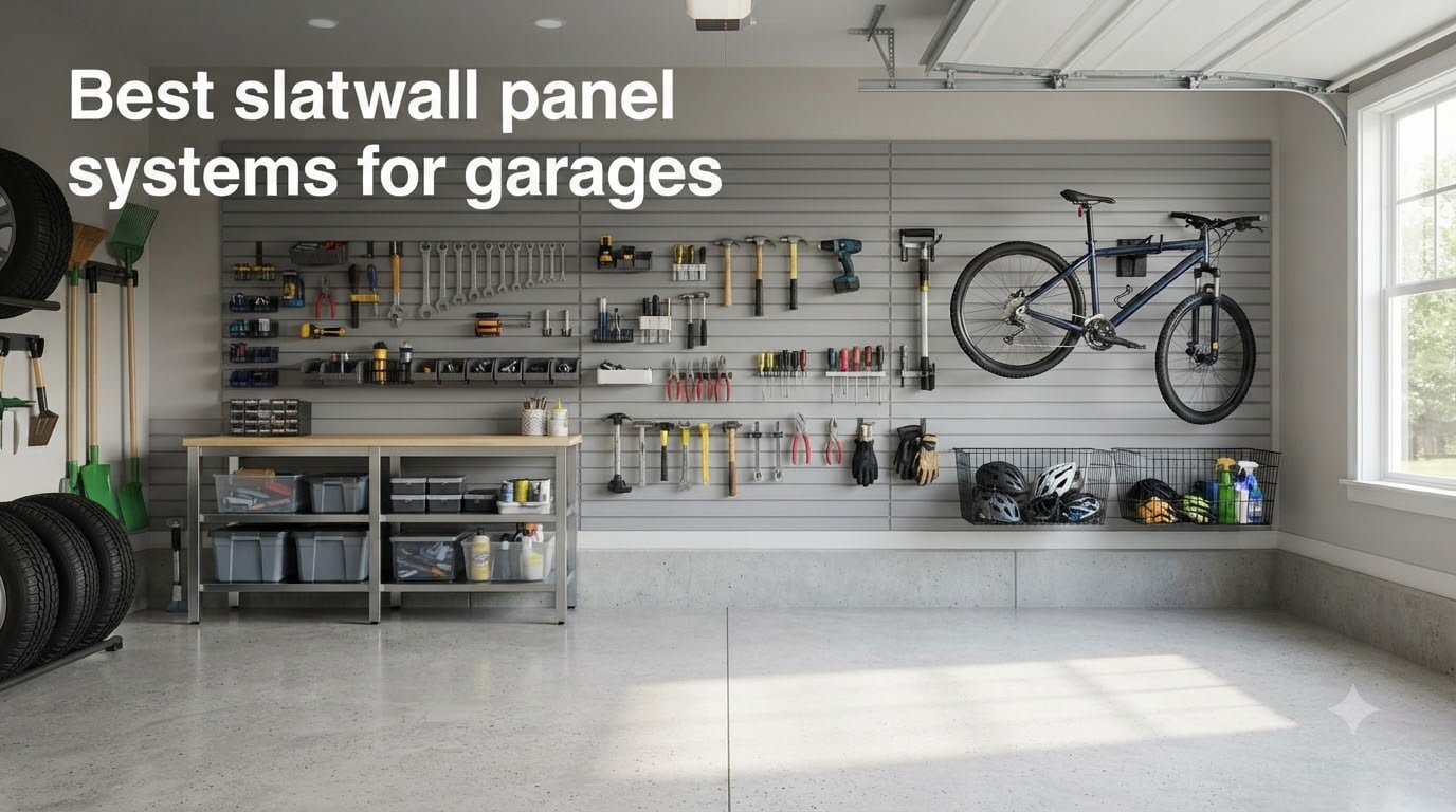 Best slatwall panel systems for garages
