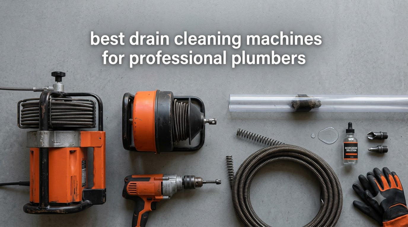 best drain cleaning machines for professional plumbers