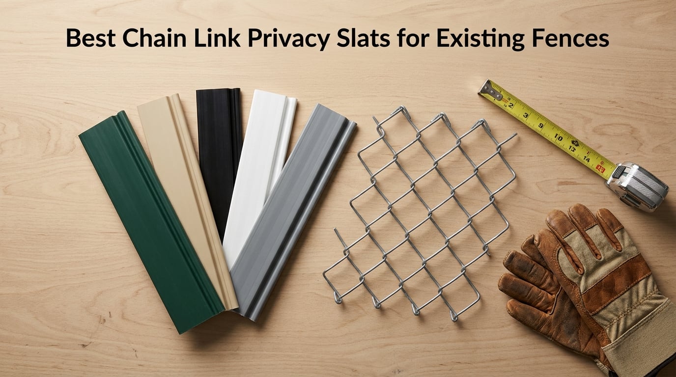 Best Chain Link Privacy Slats for Existing Fences