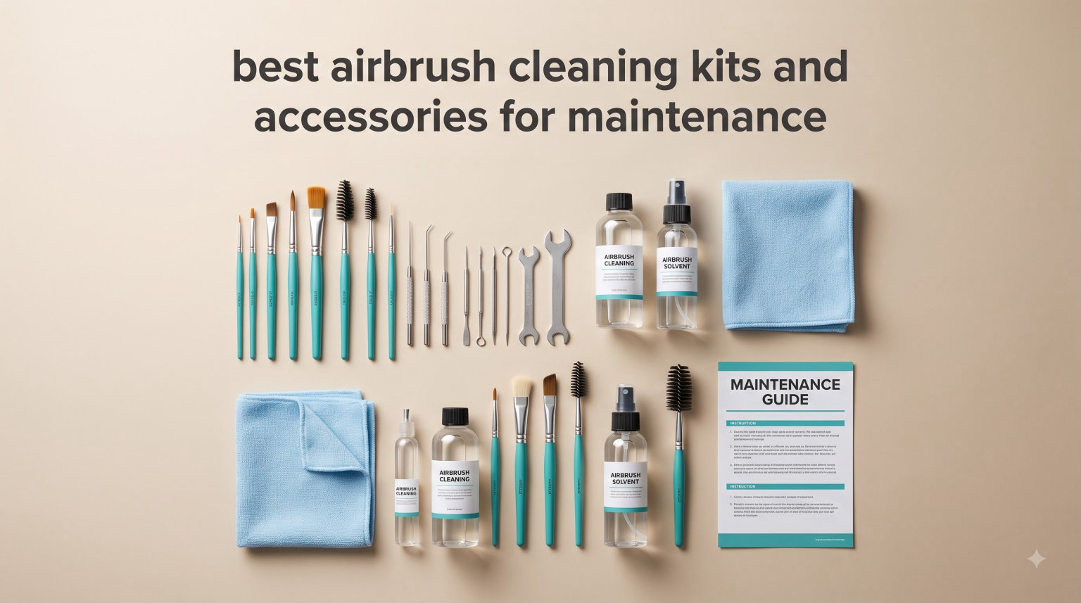 best airbrush cleaning kits and accessories for maintenance